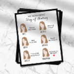 Microblading Aftercare Instruction Classy Framed<br><div class="desc">Microblading Aftercare Instruction Elegant Framed Flyers.</div>