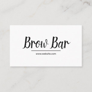 Microblading Brows & Lashes, Eyelash Extensions Bu Business Card