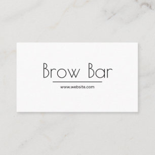 Microblading Brows & Lashes, Eyelash Extensions Bu Business Card