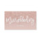 Microblading elegant typography blush rose gold