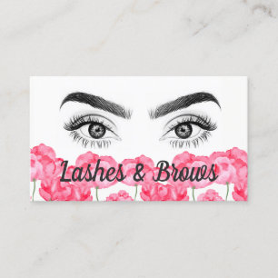 Microblading  Eyebrows & Lashes Business Card