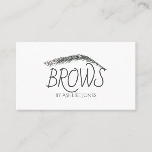 Microblading , Eyebrows, Tattoo, Permanent Makeup Business Card