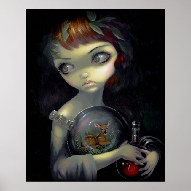 Microcosm:  Fawn ART PRINT gothic alchemy lowbrow (Front)