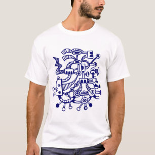 Microcosm Macrocosm 02 - Deep Navy Blue T-Shirt