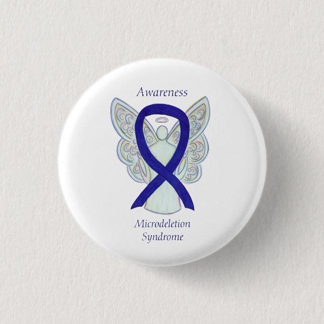 Microdeletion Syndrome  Awareness Ribbon Pin (Front)