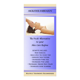 Microdermabrasion Female Rack Card