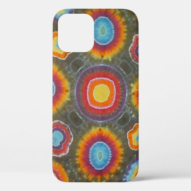 Microdot Tie Dye Circles Case-Mate iPhone Case (Back)