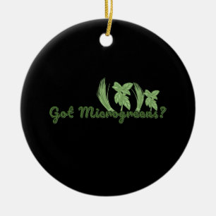 Microgreens Gardening Ceramic Tree Decoration