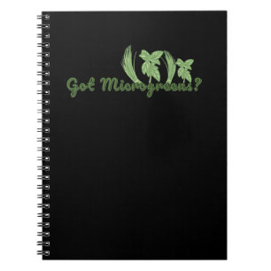 Microgreens Gardening Notebook