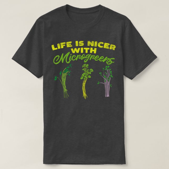 Microgreens Sprouts 1 T-Shirt (Design Front)