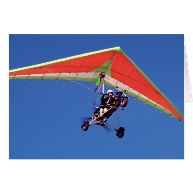 Microlight Flying In Sky, Western Cape (Front Horizontal)