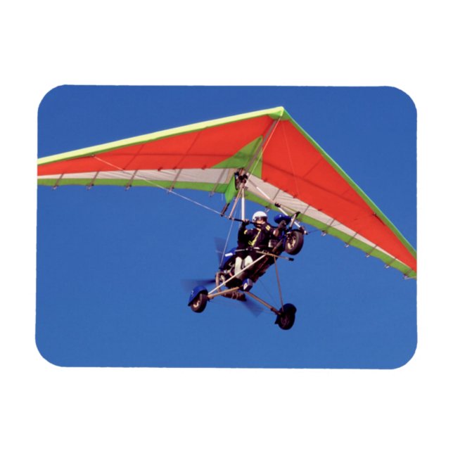 Microlight Flying In Sky, Western Cape Magnet (Horizontal)