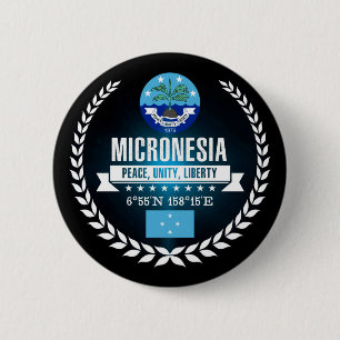Micronesia 6 Cm Round Badge
