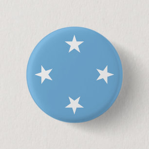 Micronesia Flag 3 Cm Round Badge