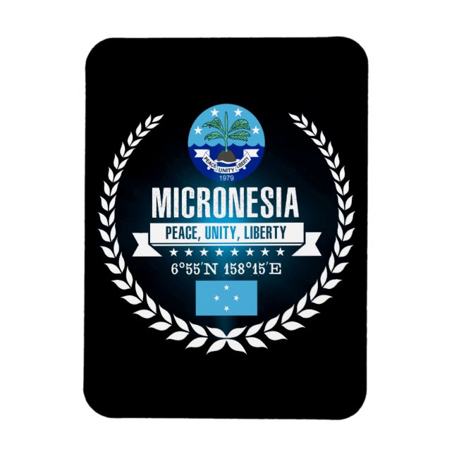 Micronesia Magnet (Vertical)