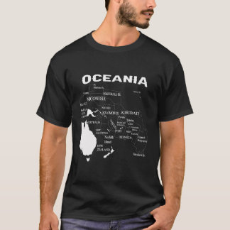 Micronesia Map Polynesia Map Melanesia Map Tee