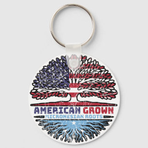 Micronesia Micronesian US American USA United Key Ring