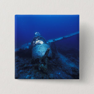 Micronesia, Palau, World Heritage Site. WWII 15 Cm Square Badge