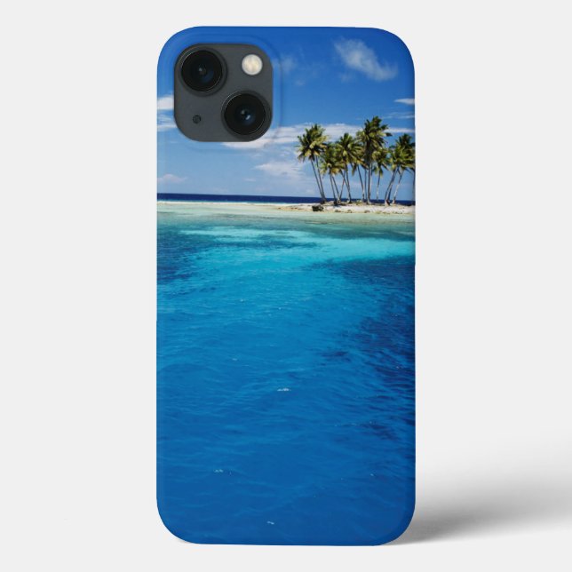 Micronesia, Tonowas, View of idyllic tropical Case-Mate iPhone Case (Back)