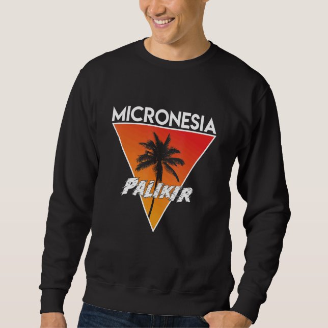 Micronesia With Sunny Colours Sweatshirt (Front)