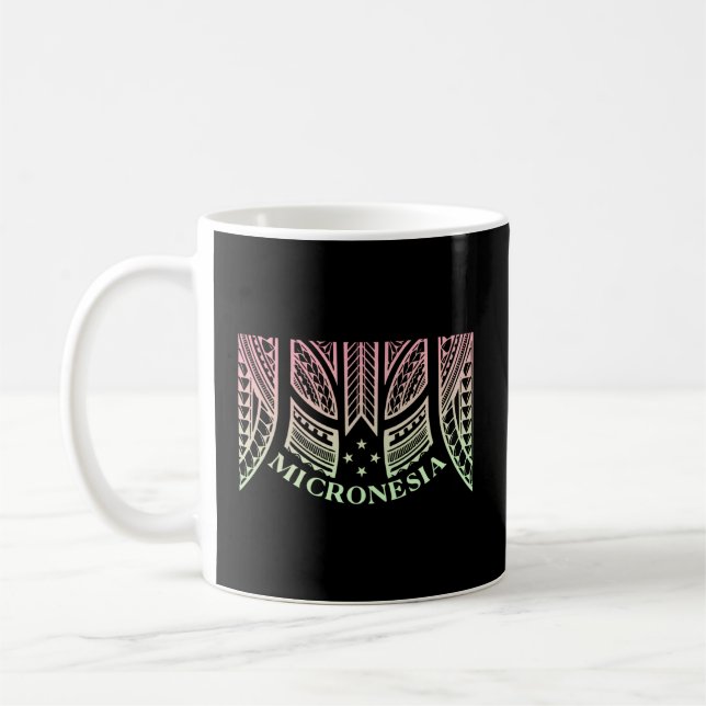 Micronesian Chuuk Yap Kosrae And Pohnpei Coffee Mug (Left)