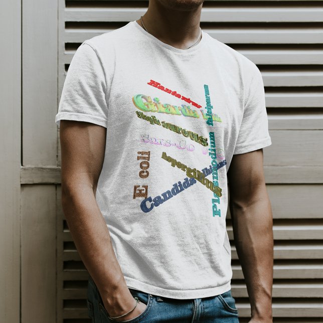 Microorganism Typography T-Shirt (Creator Uploaded)