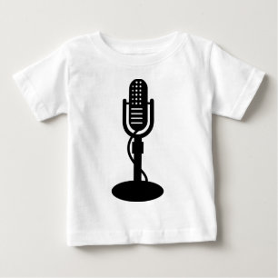 Microphone - Black Baby T-Shirt