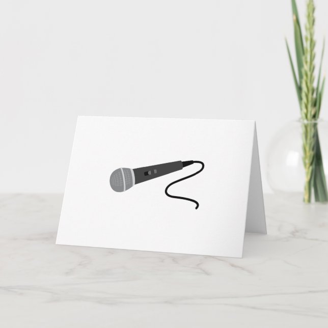 Microphone Card (Front)