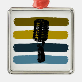 Microphone Christmas Ornament