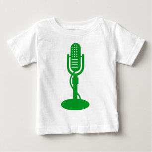 Microphone - Grass Green Baby T-Shirt