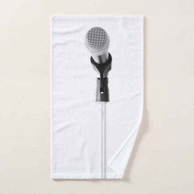 Microphone Hand Towel (Hand Towel)