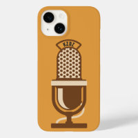 Microphone Logo Radio Station Name