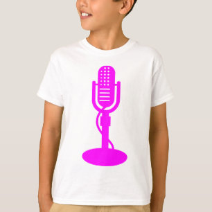 Microphone - Magenta T-Shirt