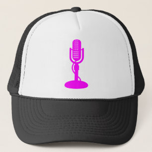 Microphone - Magenta Trucker Hat
