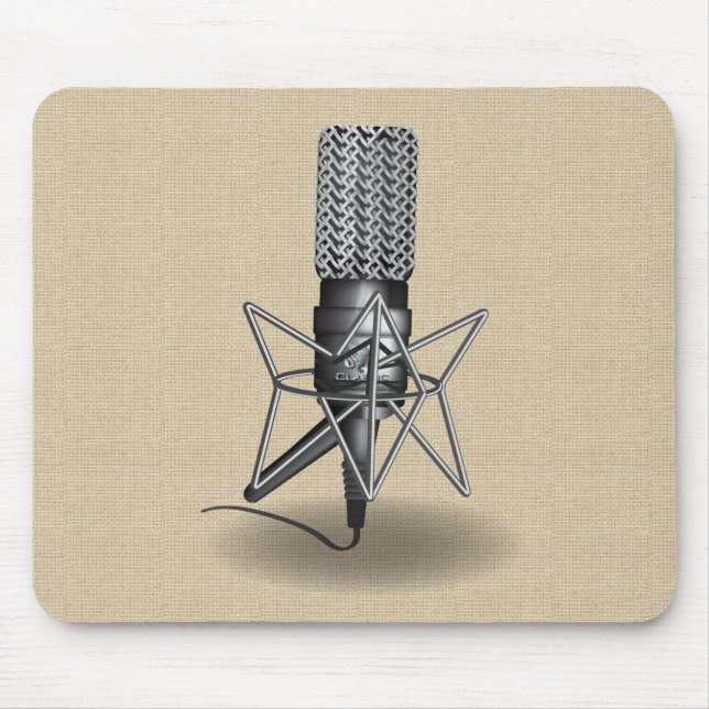 Microphone Mouse Pad (Front)