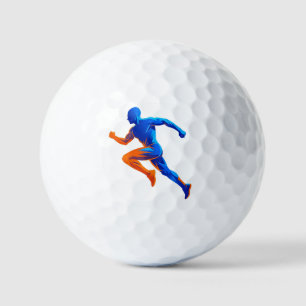 Microphone Music Notes Retro Singing Desig Golf Balls