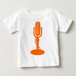 Microphone - Orange Baby T-Shirt