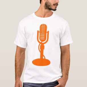 Microphone - Orange T-Shirt