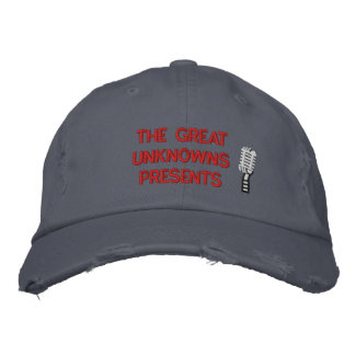microphone_Page_1, THE GREAT UNKNOWNS PRESENTS Embroidered Hat