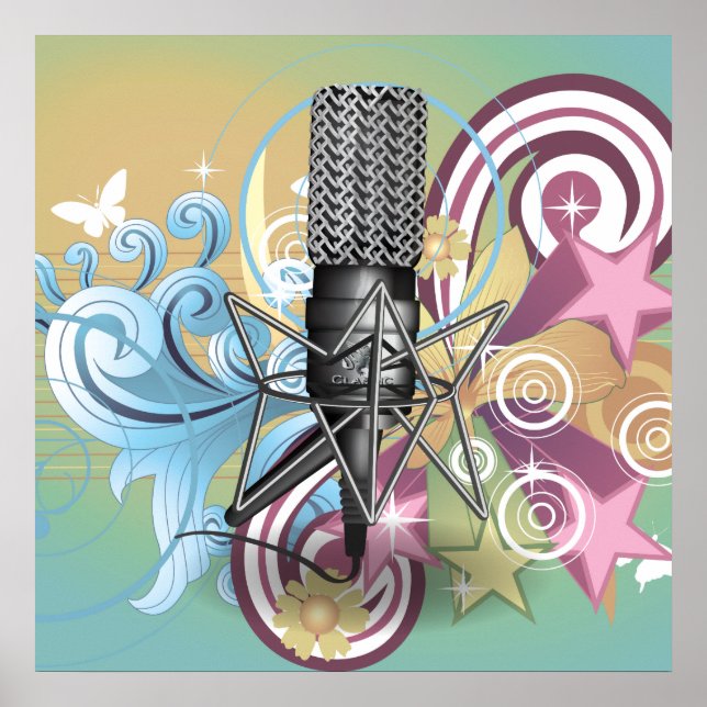Microphone pattern. poster (Front)