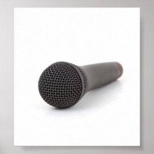 Microphone Photo Poster