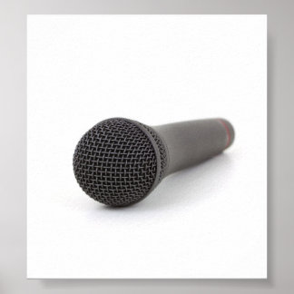 Microphone Photo Poster