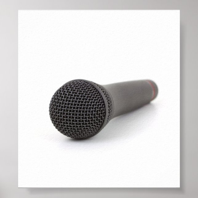 Microphone Photo Poster (Front)