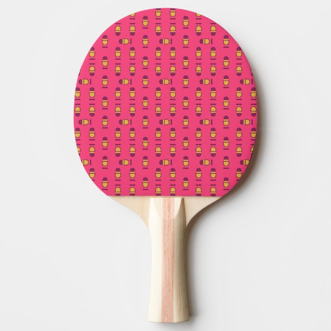 Microphone Ping Pong Paddle (Front)