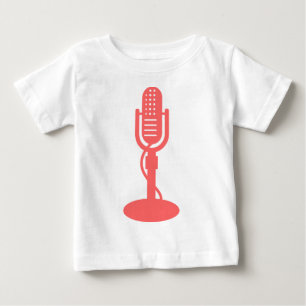 Microphone - Tropical pink Baby T-Shirt