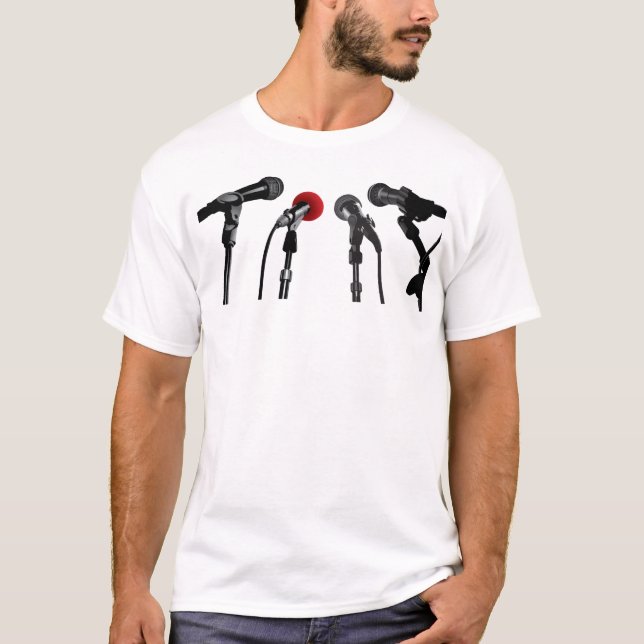 Microphones soundbite tshirt (Front)
