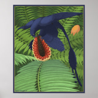 Microraptor Omnivory Poster
