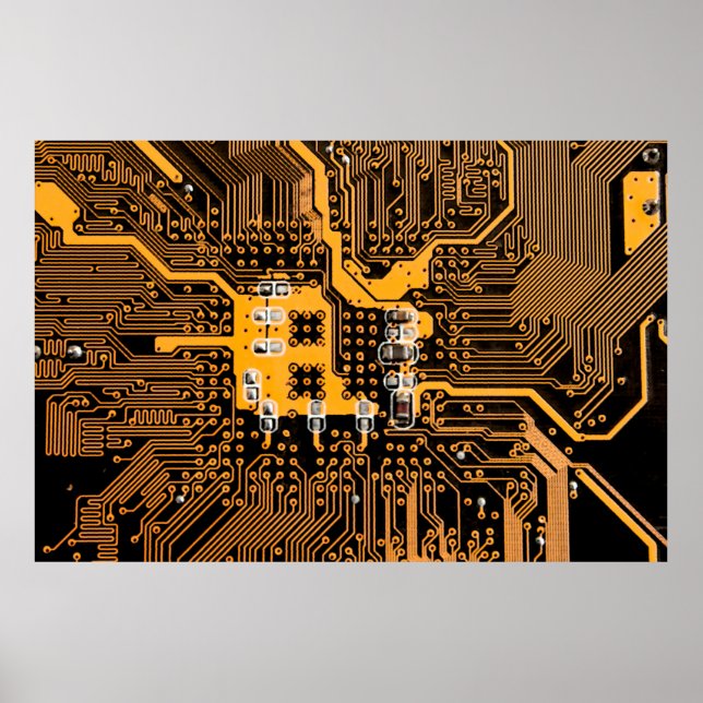 Microschema texture illustrationchip,micro,backgro poster (Front)