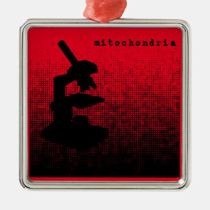 Microscope Dot Pattern Metal Tree Decoration