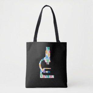 Microscope Scientist Lab Tech Labour Science Gift Tote Bag
